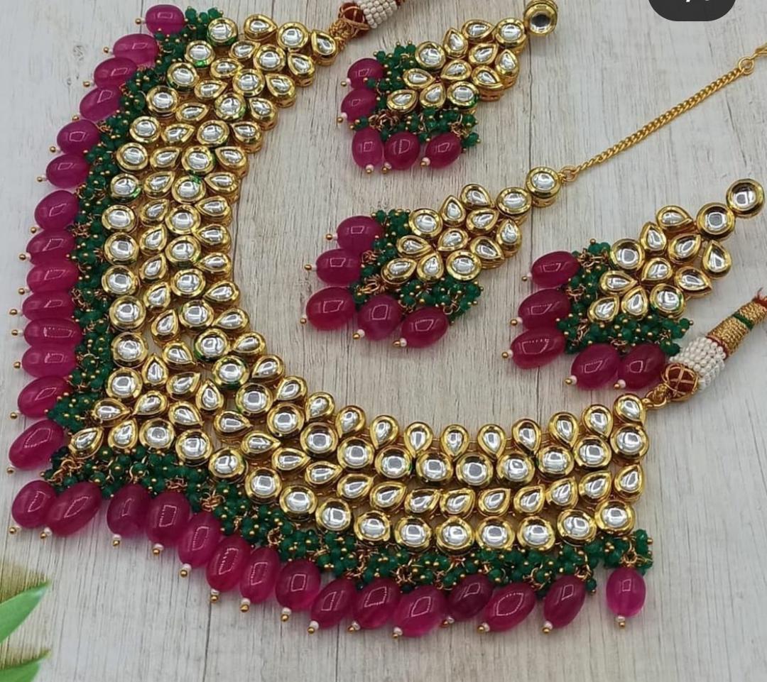 Sabyasachi designer kundan set, Six color kundan bridal set
